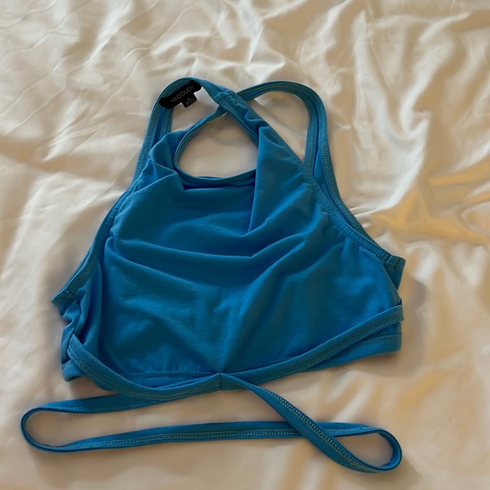 Light Blue Crop Top, Women’s Size Small